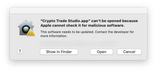 install crypto trade studio in macOS 8